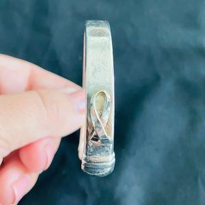 Sterling silver cuff bracelet